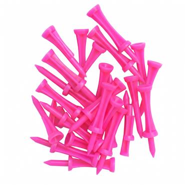 Golfers Club Collection Graduated Plastic Tees 39mm Pink